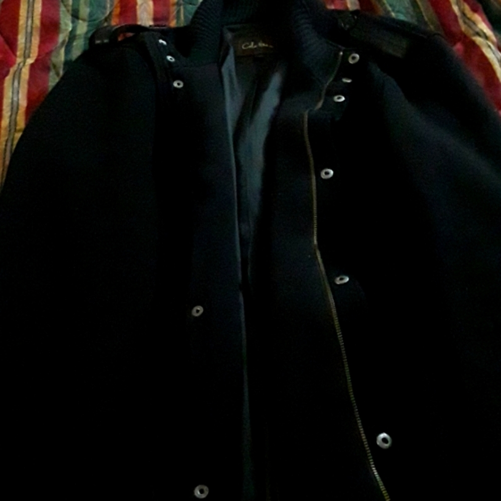 Black Cole Haan coat size XXL